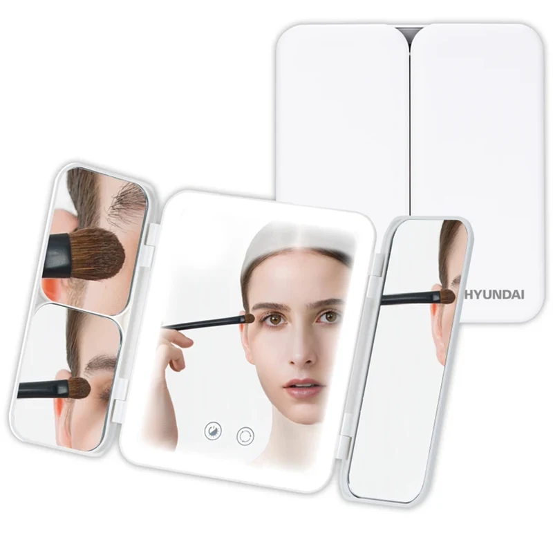 آینه آرایشی رینگ لایت دار برند HYUNDAI مدل FC-051